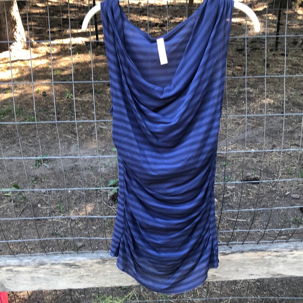 Sweet Pea striped dressy tank size medium